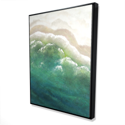 Framed 36 x 48 - 3D - Turquoise sea