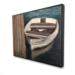 Framed 36 x 48 - 3D - Rowboats