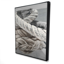 Twisted boat rope
