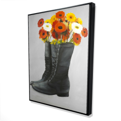 Boots full of flowers