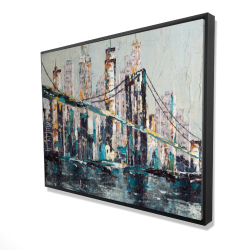 Abstract and texturized bridge