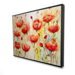 Jardin de fleurs rouge
