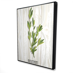 Rosemary on wood