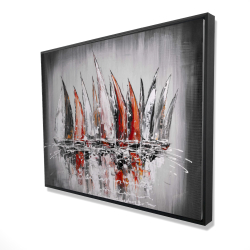Voiliers avec éclats de peinture