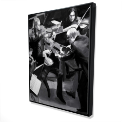 Symphony orchestra performing