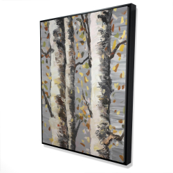 Blossoming birches