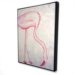 Esquisse de flamant rose