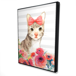 Petit chat de fleur