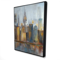 Cityscape with chrysler building