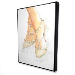 Studded high heels