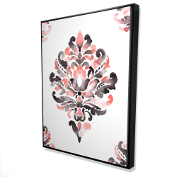 Ornement baroque corail