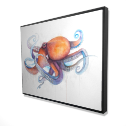 Colorful octopus profile