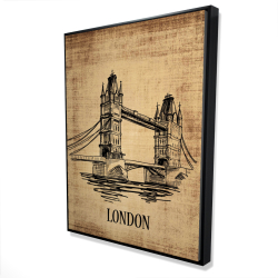Tower bridge illustration