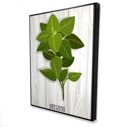 Origan sur bois