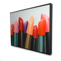 Framed 36 x 48 - 3D - Lipstick collection