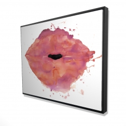 Watercolor pink lipstick