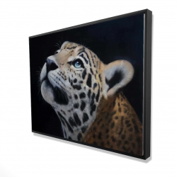 Realistic leopard face