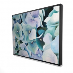Framed 36 x 48 - 3D - Hydrangea plant