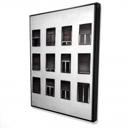 Framed 36 x 48 - 3D - Windows
