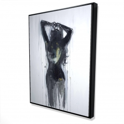 Framed 36 x 48 - 3D - Female silhouette
