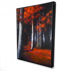 Framed 36 x 48 - 3D - Mysterious forest