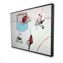 Partie de hockey mouvementé