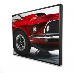 Classic red car