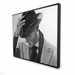 Framed 48 x 60 - 3D - Well-dressed man