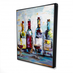 Framed 48 x 60 - 3D - Wine tasting