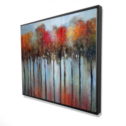 Forêt abstraite et colorée
