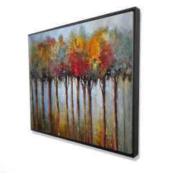 Colorful leaves trees