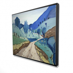 Framed 48 x 60 - 3D - Tuscany trail