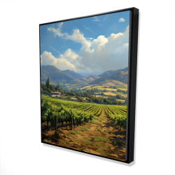 Framed 48 x 60 - 3D - Exotic farm
