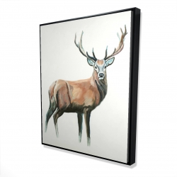 Framed 48 x 60 - 3D - Deer