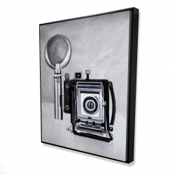 Encadré 48 x 60 - 3D - Appareil photo antique