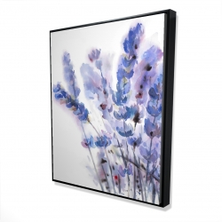Fleurs de lavande à l'aquarelle