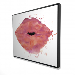 Watercolor pink lipstick