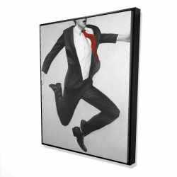 Framed 48 x 60 - 3D - Happy classic man