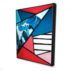 Framed 48 x 60 - 3D - Diagonal unity