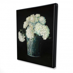 White hydrangea flowers