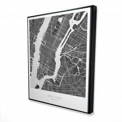 Plan graphique de new-york