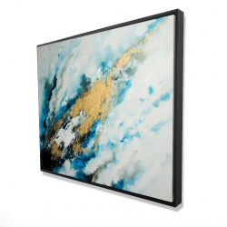 Marbre bleu et doré