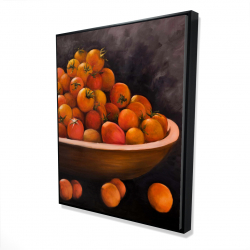 Framed 48 x 60 - 3D - Bowl of cherry tomatoes