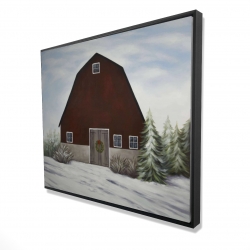 It's winter on the farm