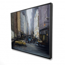 Framed 48 x 60 - 3D - In the city