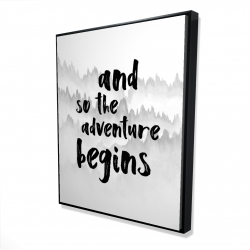 And so the adventure begins