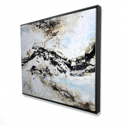 Abstract and texturized paint splash