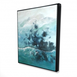 Framed 48 x 60 - 3D - Seaside of the caribbean