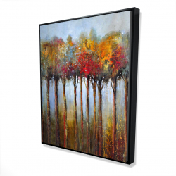 Colorful leaves trees