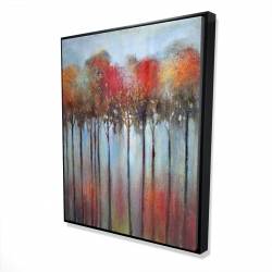 Forêt abstraite et colorée